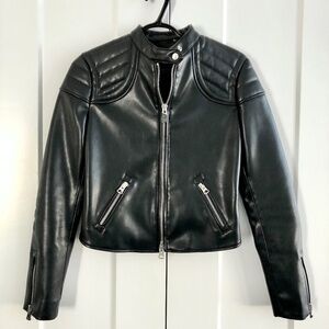 Wilfred, Alchemist, Jacket, Vegan Leather, Moto Jacket, Faux Leather, Size XS